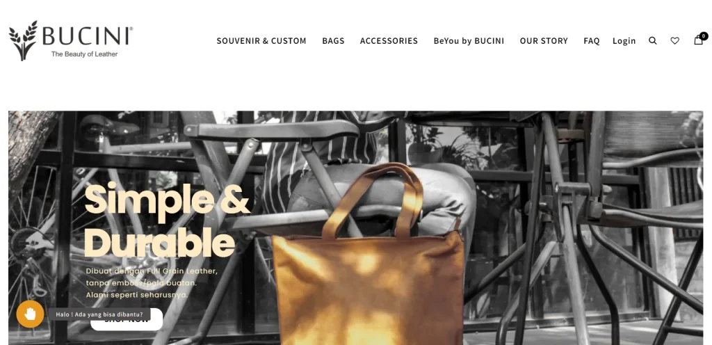 contoh  desain website umkm