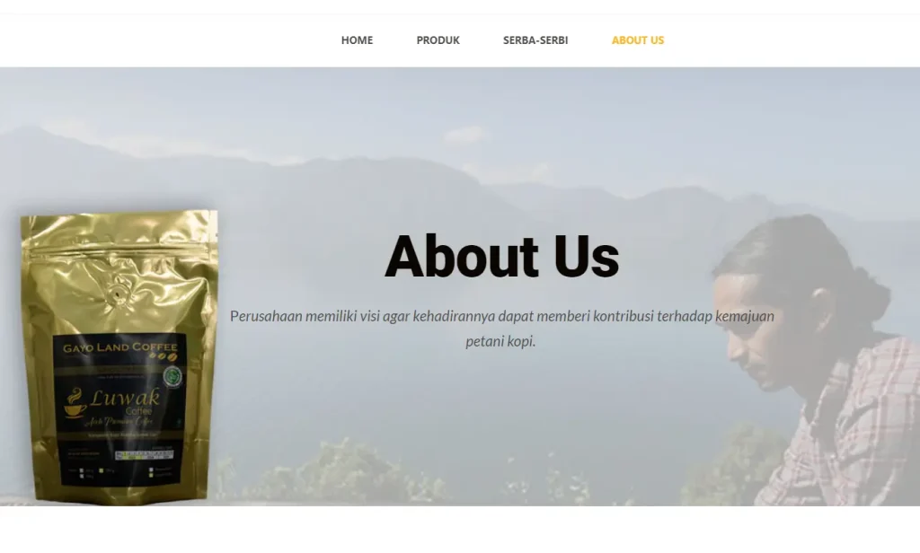 contoh  desain website umkm